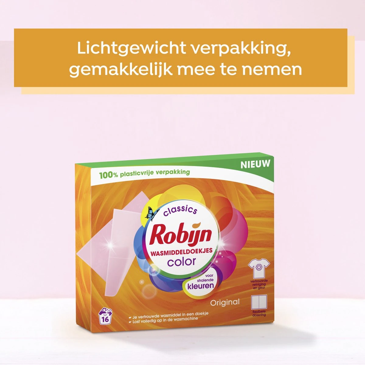 Robijn Classics Color Wasmiddeldoekjes - 4 x 16 wasstrips - Voordeelverpakking Robijn Classics Color Wasmiddeldoekjes - 4 X 16 Wasstrips - Voordeelverpakking -Huishoudelijke Artikelen Winkel 1200x1200 162