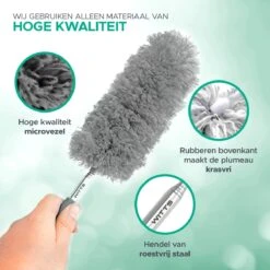 WITTS Telescopische Plumeau - Ragebol – Uitschuifbaar - Grijs 3 WITTS Telescopische Plumeau - Ragebol – Uitschuifbaar - Grijs -Huishoudelijke Artikelen Winkel 1200x1200 1664