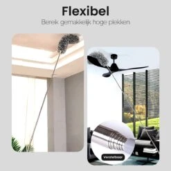 Plumeau Uitschuifbaar Tot 280cm - RVS - Telescopisch - Plumeau Met Telescoopsteel - 360° Flexibel 6 Plumeau Uitschuifbaar Tot 280cm - RVS - Telescopisch - Plumeau Met Telescoopsteel - 360° Flexibel -Huishoudelijke Artikelen Winkel 1200x1200 1731