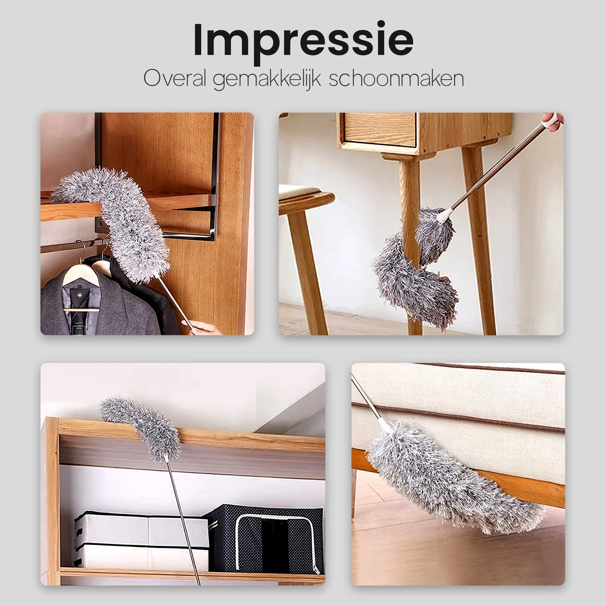 Plumeau uitschuifbaar tot 280cm - RVS - Telescopisch - Plumeau met telescoopsteel - 360° flexibel Plumeau Uitschuifbaar Tot 280cm - RVS - Telescopisch - Plumeau Met Telescoopsteel - 360° Flexibel -Huishoudelijke Artikelen Winkel 1200x1200 1733