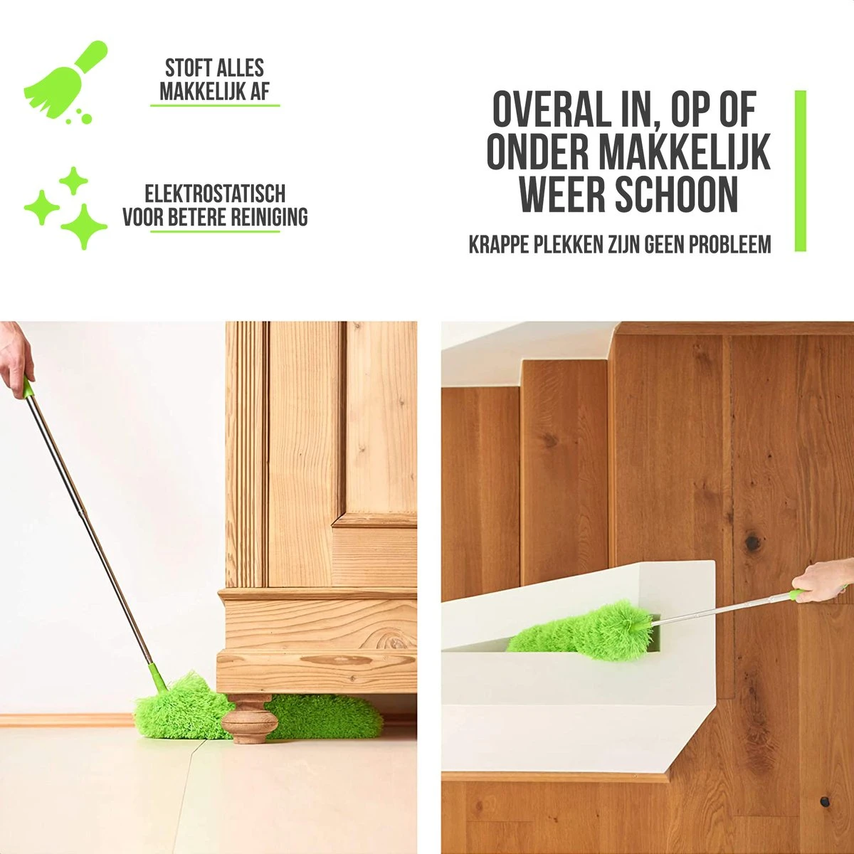 Strex Telescopische Plumeau Set met Telescoopsteel - 60 tot 140 cm - Uitschuifbaar - Flexibel - Microvezel Ragebol - 5-Delige schoonmaak set Strex Telescopische Plumeau Set Met Telescoopsteel - 60 Tot 140 Cm - Uitschuifbaar - Flexibel - Microvezel Ragebol - 5-Delige Schoonmaak Set -Huishoudelijke Artikelen Winkel 1200x1200 1734