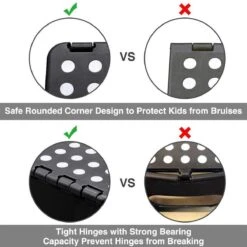 Buxibo - Kruk - Krukje - Keukentrap - Keukentrapje - Opvouwbaar Trapje - Keuken/Badkamer/Schuur Trapje - 29 X 24 X 40cm -Huishoudelijke Artikelen Winkel 1200x1200 1776