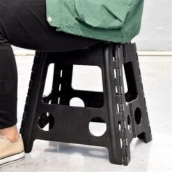 Merkloos Verdikt Kunststof Klapkruk-draagbaar-opvouwbare Kruk-Met Antislip Oppervlak Zwart 29x22cmx45cm -Huishoudelijke Artikelen Winkel 1200x1200 1781