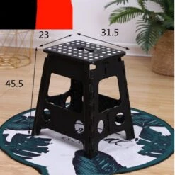 Merkloos Verdikt Kunststof Klapkruk-draagbaar-opvouwbare Kruk-Met Antislip Oppervlak Zwart 29x22cmx45cm -Huishoudelijke Artikelen Winkel 1200x1200 1782