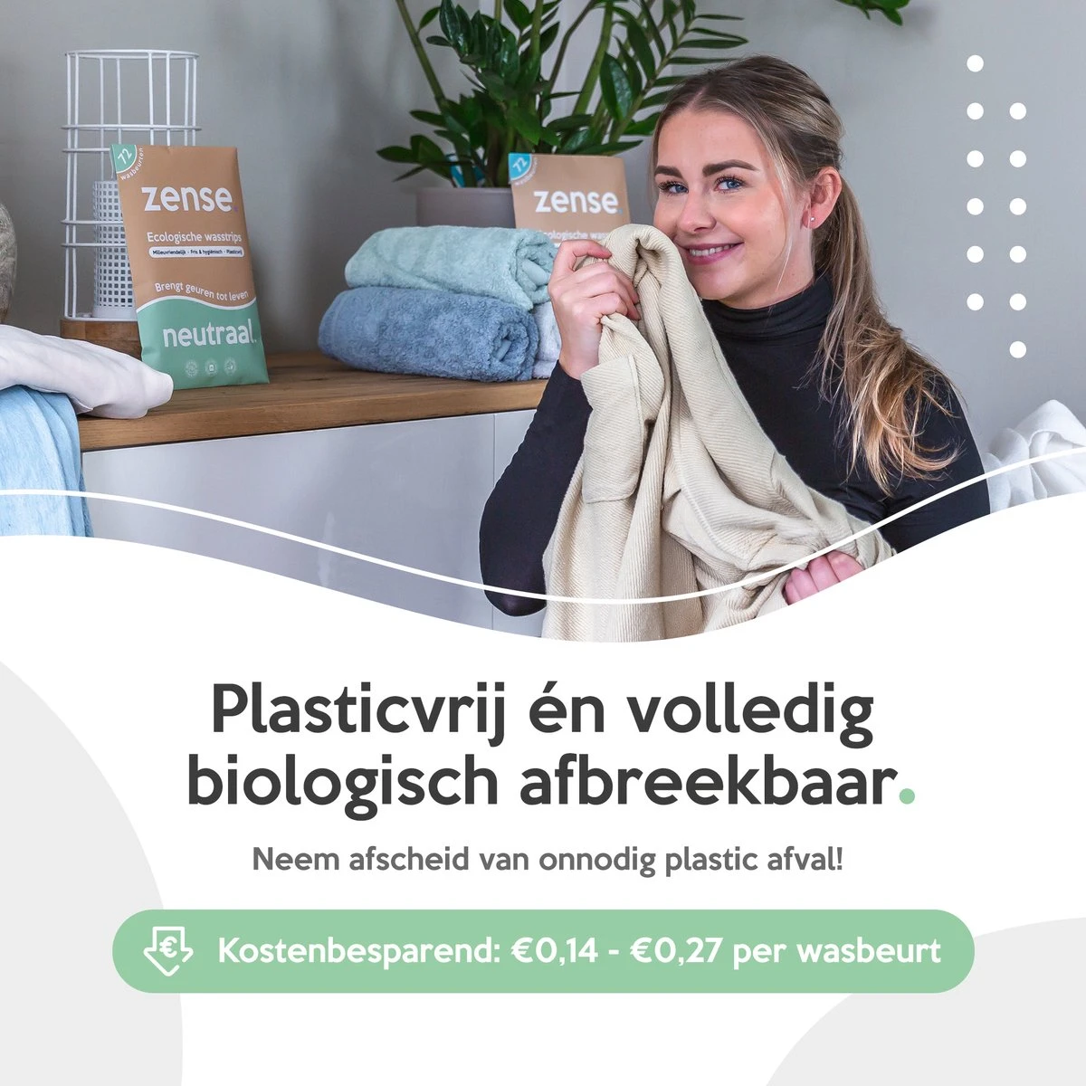 Zense Eco Wasmiddel Wasstrips - 72 Grote Wasbeurten - Ocean Breeze Zense Eco Wasmiddel Wasstrips - 72 Grote Wasbeurten - Ocean Breeze -Huishoudelijke Artikelen Winkel 1200x1200 180