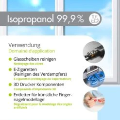 Isopropyl Alcohol - Isopropanol - IPA - Isopropyl - 99,9% Zuiver - 1000ml - Inclusief Trechter 5 Isopropyl Alcohol - Isopropanol - IPA - Isopropyl - 99,9% Zuiver - 1000ml - Inclusief Trechter -Huishoudelijke Artikelen Winkel 1200x1200 2043