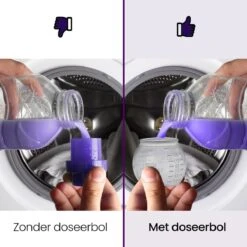 BluGo Doseerbol 2 Stuks - Wasbollen - Doseerdop - Drogerballen - Wasballen - Wasmiddel - Herbruikbaar - Maataanduiding - 150ml -Huishoudelijke Artikelen Winkel 1200x1200 21