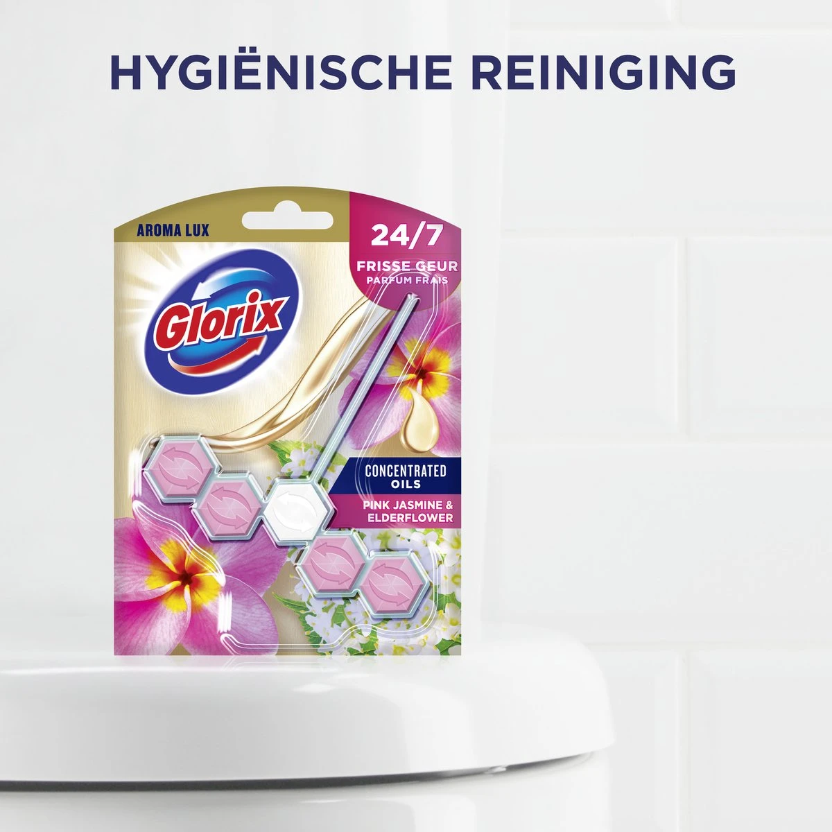 Glorix Aroma Lux Pink Jasmine & Elderflower Toiletblokken - 9 stuks - Voordeelverpakking Glorix Aroma Lux Pink Jasmine & Elderflower Toiletblokken - 9 Stuks - Voordeelverpakking -Huishoudelijke Artikelen Winkel 1200x1200 2151