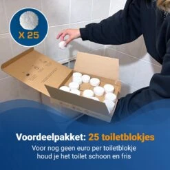 Witte Toiletblokjes Voor Inbouwreservoir Voor O.a Geberit En Grohe - 25 Stuks - Met Lavendel - Vlekvrij - Stortbakblokjes -Huishoudelijke Artikelen Winkel 1200x1200 2189