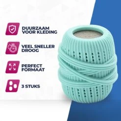 Roegaarden Drogerballen - Droogballen - Met Spons - Duurzaam - Sneller Droog 2 Roegaarden Drogerballen - Droogballen - Met Spons - Duurzaam - Sneller Droog -Huishoudelijke Artikelen Winkel 1200x1200 37