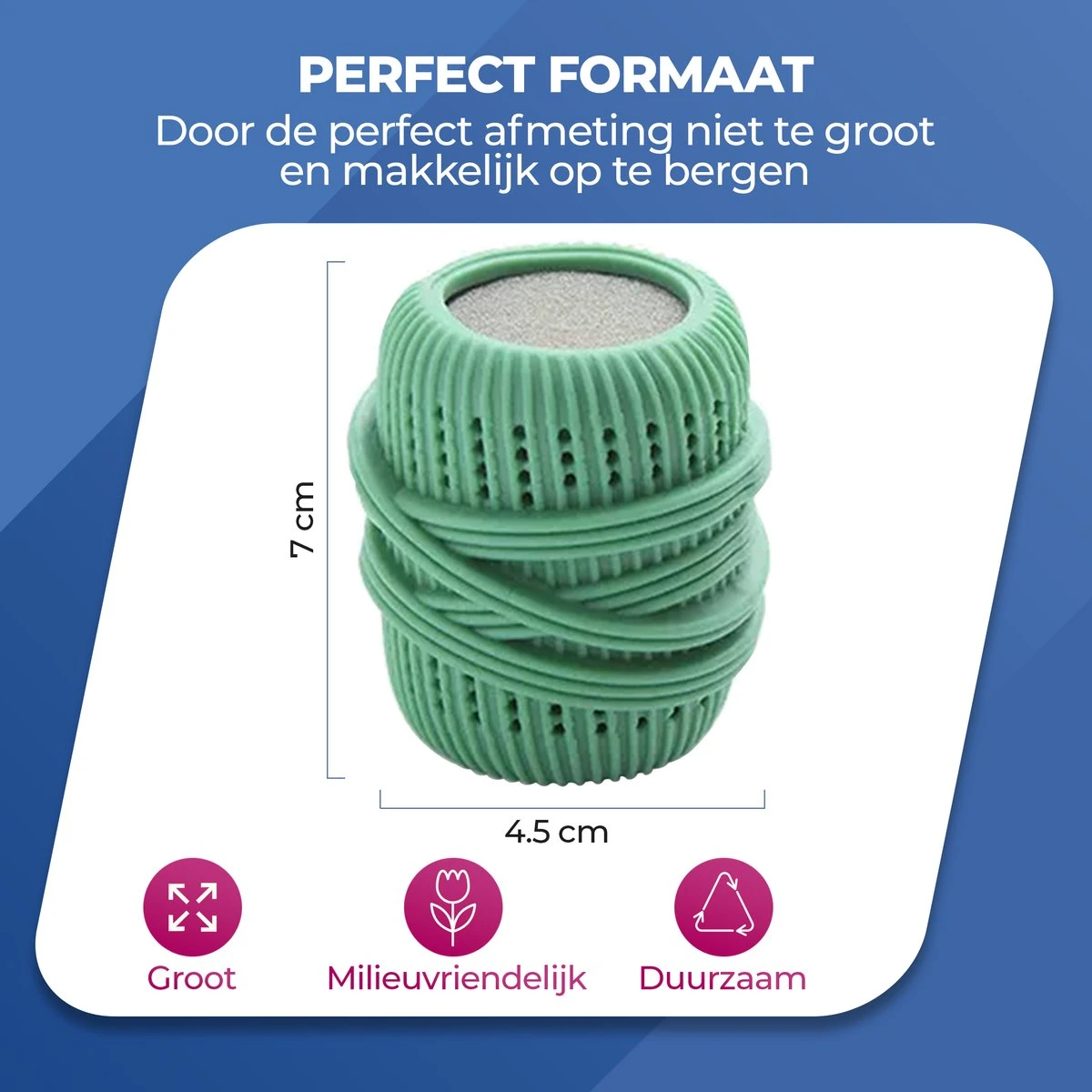 Roegaarden drogerballen - Droogballen - Met spons - Duurzaam - Sneller droog Roegaarden Drogerballen - Droogballen - Met Spons - Duurzaam - Sneller Droog -Huishoudelijke Artikelen Winkel 1200x1200 38