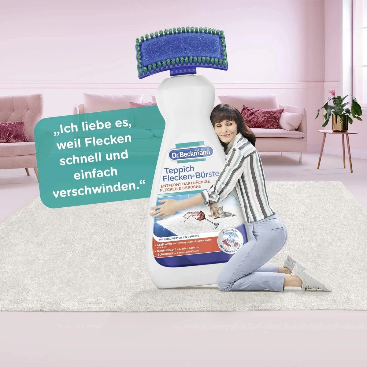 Dr. Beckmann Tapijtvlekkenborstel - Tapijtreiniging - Tapijt Vlekverwijderaar met Borstel - Schoon tapijt - Dierenvlekkenverwijderaar Dr. Beckmann Tapijtvlekkenborstel - Tapijtreiniging - Tapijt Vlekverwijderaar Met Borstel - Schoon Tapijt - Dierenvlekkenverwijderaar -Huishoudelijke Artikelen Winkel 1200x1200 618