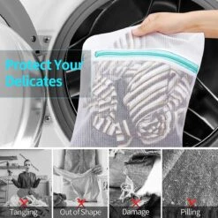 BOTC Waszakken - Wasnetten - Set Van 5 - Bescherm Je Wasgoed En Wasmachine - Transparant -Huishoudelijke Artikelen Winkel 1200x1200 704