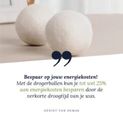 Geniet Van Gemak® | Herbruikbare Wollen Drogerballen | Wasbollen | Schaapswol | Duurzame En Energiebesparende Wasballen | 6 XL Drogerballen -Huishoudelijke Artikelen Winkel 1200x1200 756