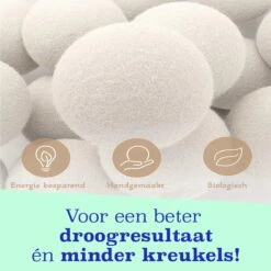 Casa Calma Drogerballen (6 Stuks) - Inclusief Opbergzakje - 100% Natuurlijk Schapenwol - Droger Ballen - Zero Waste Wasverzachter Bollen - Energiebesparend Drogen Met Droogbollen - Dryer Balls - Diervriendelijk & Milieuvriendelijk - Energie Besparen 5 Casa Calma Drogerballen (6 Stuks) - Inclusief Opbergzakje - 100% Natuurlijk Schapenwol - Droger Ballen - Zero Waste Wasverzachter Bollen - Energiebesparend Drogen Met Droogbollen - Dryer Balls - Diervriendelijk & Milieuvriendelijk - Energie Besparen -Huishoudelijke Artikelen Winkel 1200x1200 821