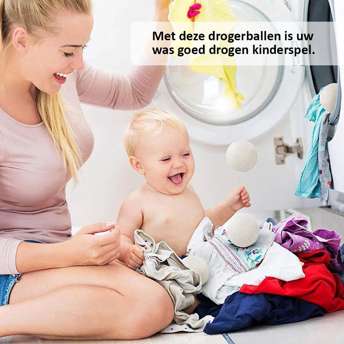 Droger Ballen Wol - Wasdroger Herbruikbare Wollen Droger Ballen - Droogballen Voor Snellere Droogtijd- Set 6 Stuks - Swilix Droger Ballen Wol - Wasdroger Herbruikbare Wollen Droger Ballen - Droogballen Voor Snellere Droogtijd- Set 6 Stuks - Swilix -Huishoudelijke Artikelen Winkel 1200x1200 834