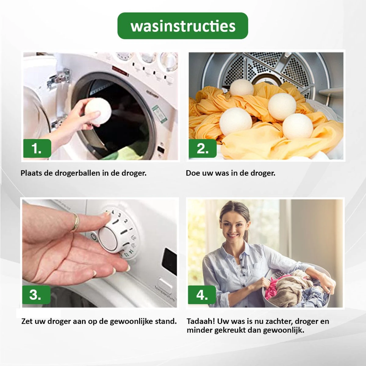 Droger Ballen Wol - Wasdroger Herbruikbare Wollen Droger Ballen - Droogballen Voor Snellere Droogtijd- Set 6 Stuks - Swilix Droger Ballen Wol - Wasdroger Herbruikbare Wollen Droger Ballen - Droogballen Voor Snellere Droogtijd- Set 6 Stuks - Swilix -Huishoudelijke Artikelen Winkel 1200x1200 837