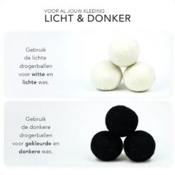 STEAMRS - 6x Wasdrogerballen - 100% Schapenwol - Verkort Droogtijd - Zachtere & Kreukloze Was 4 STEAMRS - 6x Wasdrogerballen - 100% Schapenwol - Verkort Droogtijd - Zachtere & Kreukloze Was -Huishoudelijke Artikelen Winkel 1200x1200 895