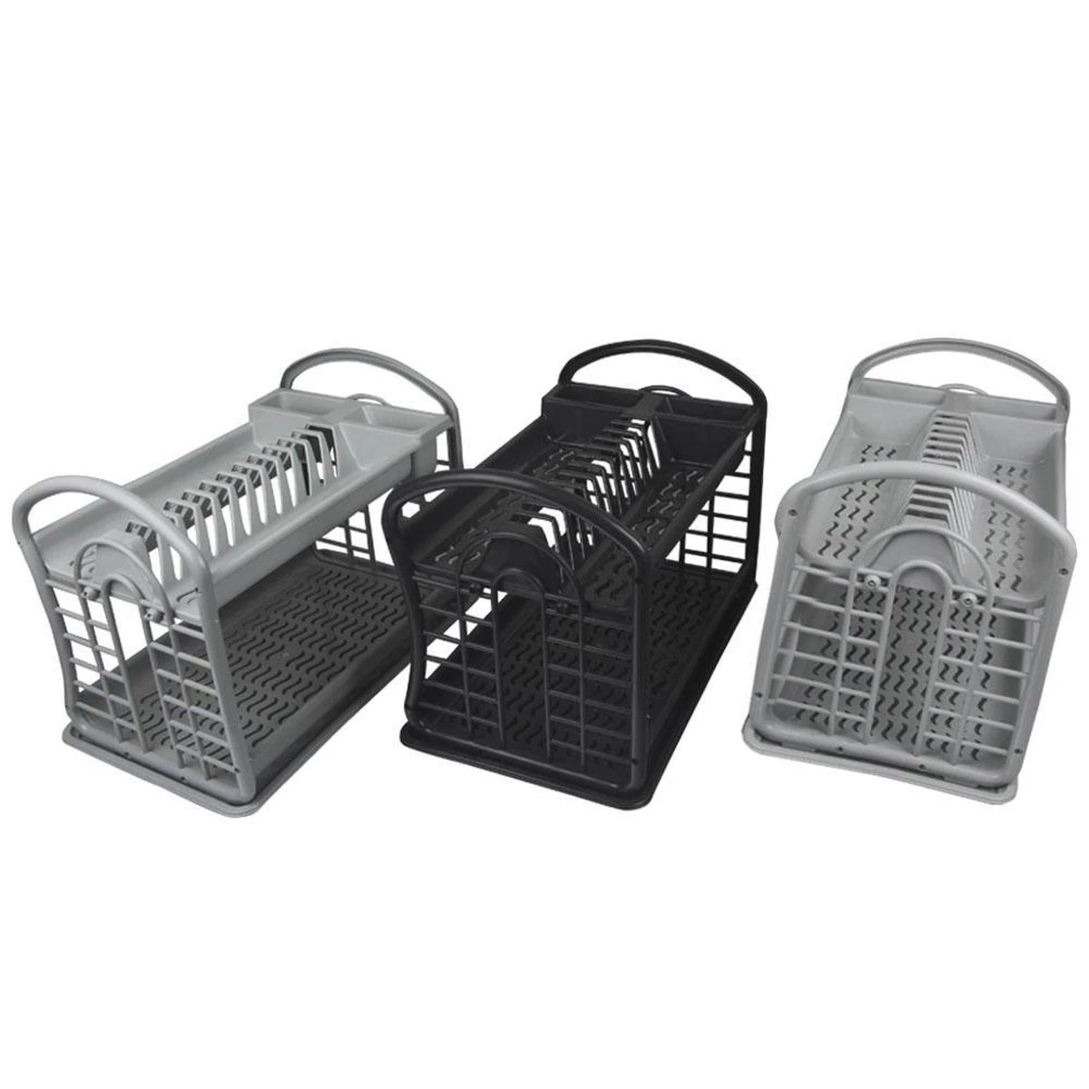 Hoffmans Afdruiprek - 2 Verdiepingen - 47x28x34 cm - Grijs Hoffmans Afdruiprek - 2 Verdiepingen - 47x28x34 Cm - Grijs -Huishoudelijke Artikelen Winkel 1200x1200 918