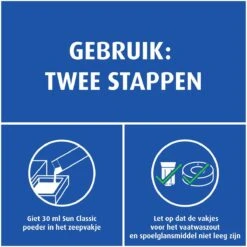 SUN® Sun Classic Normaal Vaatwaspoeder - 6 X 80 Wasbeurten - Voordeelverpakking -Huishoudelijke Artikelen Winkel 1200x1200 966