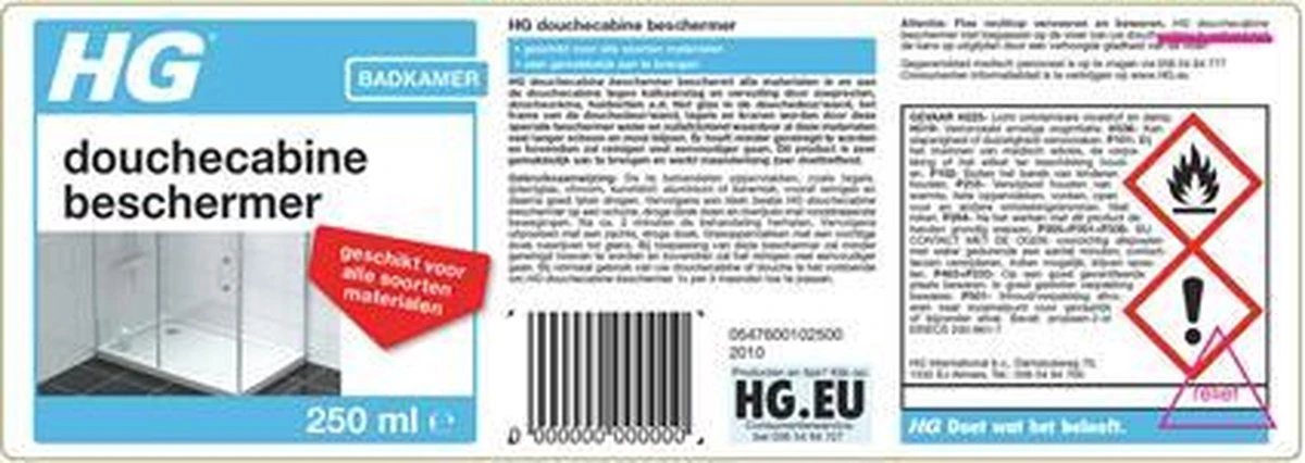 HG douchecabine beschermer - 250ml - voor alle soorten materialen HG Douchecabine Beschermer - 250ml - Voor Alle Soorten Materialen -Huishoudelijke Artikelen Winkel 1200x426 3