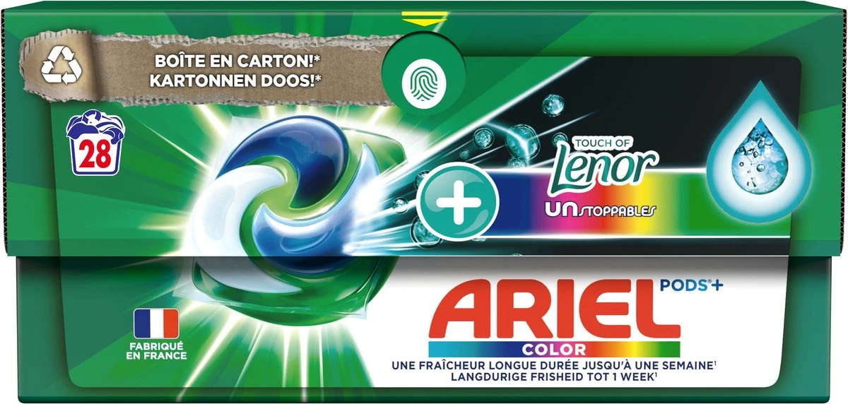 Ariel Wasmiddel Pods +Touch Van Lenor Unstoppables - Kleur - 4 x 28 Wasbeurten Voordeelverpakking Ariel Wasmiddel Pods +Touch Van Lenor Unstoppables - Kleur - 4 X 28 Wasbeurten Voordeelverpakking -Huishoudelijke Artikelen Winkel 1200x572 1