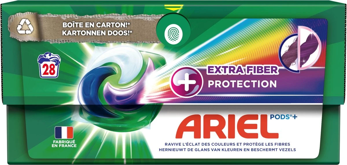Ariel Wasmiddel Pods + Extra Vezelbescherming - Kleur - 28 Wasbeurten Ariel Wasmiddel Pods + Extra Vezelbescherming - Kleur - 28 Wasbeurten -Huishoudelijke Artikelen Winkel