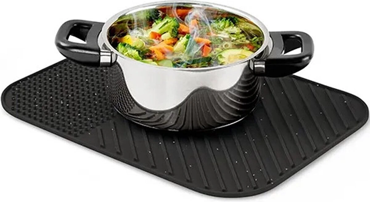 Afdruipmat met GRATIS Afwasborstel - Droogmat - Afdruipmat Siliconen - BPA Vrij - Afdruipmat voor Afwas - Zwart Merkloos Afdruipmat Met GRATIS Afwasborstel - Droogmat - Afdruipmat Siliconen - BPA Vrij - Afdruipmat Voor Afwas - Zwart -Huishoudelijke Artikelen Winkel 1200x655 1