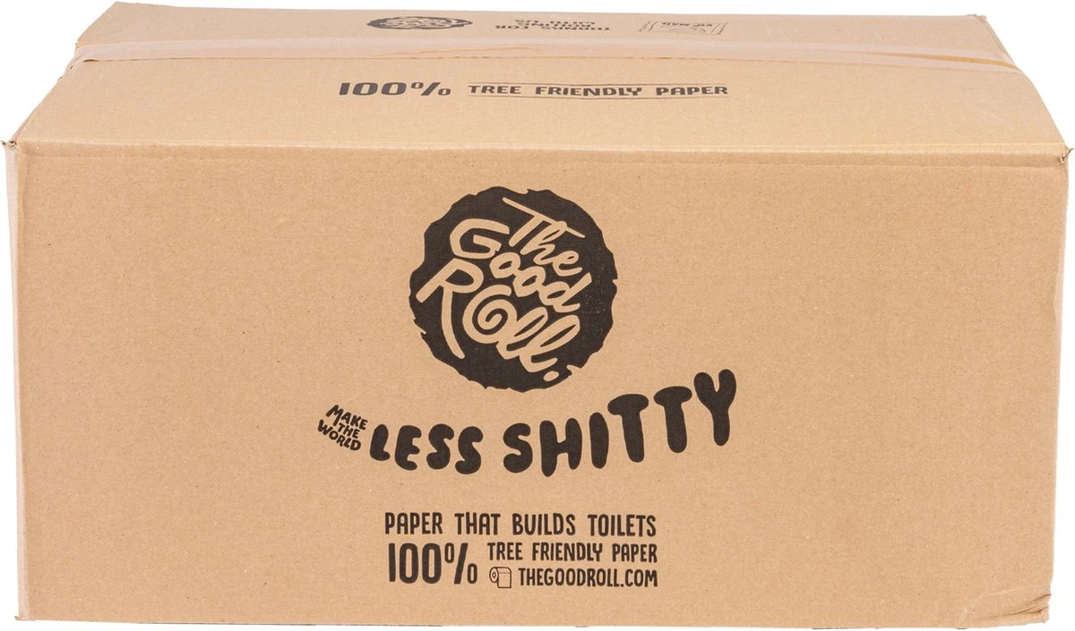 THE GOOD ROLL Toiletpapier - 24 stuks - 400vel 2-laags - The Cheerful Choice THE GOOD ROLL Toiletpapier - 24 Stuks - 400vel 2-laags - The Cheerful Choice -Huishoudelijke Artikelen Winkel 1200x705 4