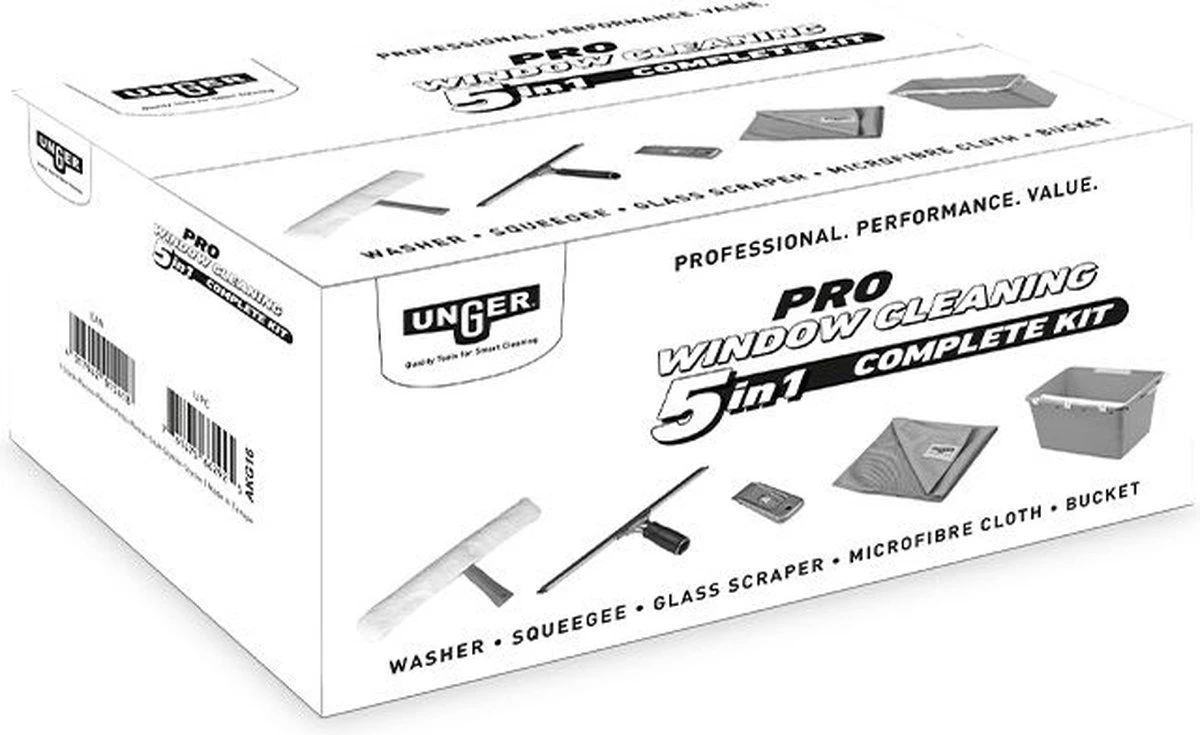 Unger PRO Glasreinigingsset 5in1 Unger PRO Glasreinigingsset 5in1 -Huishoudelijke Artikelen Winkel 1200x735 3