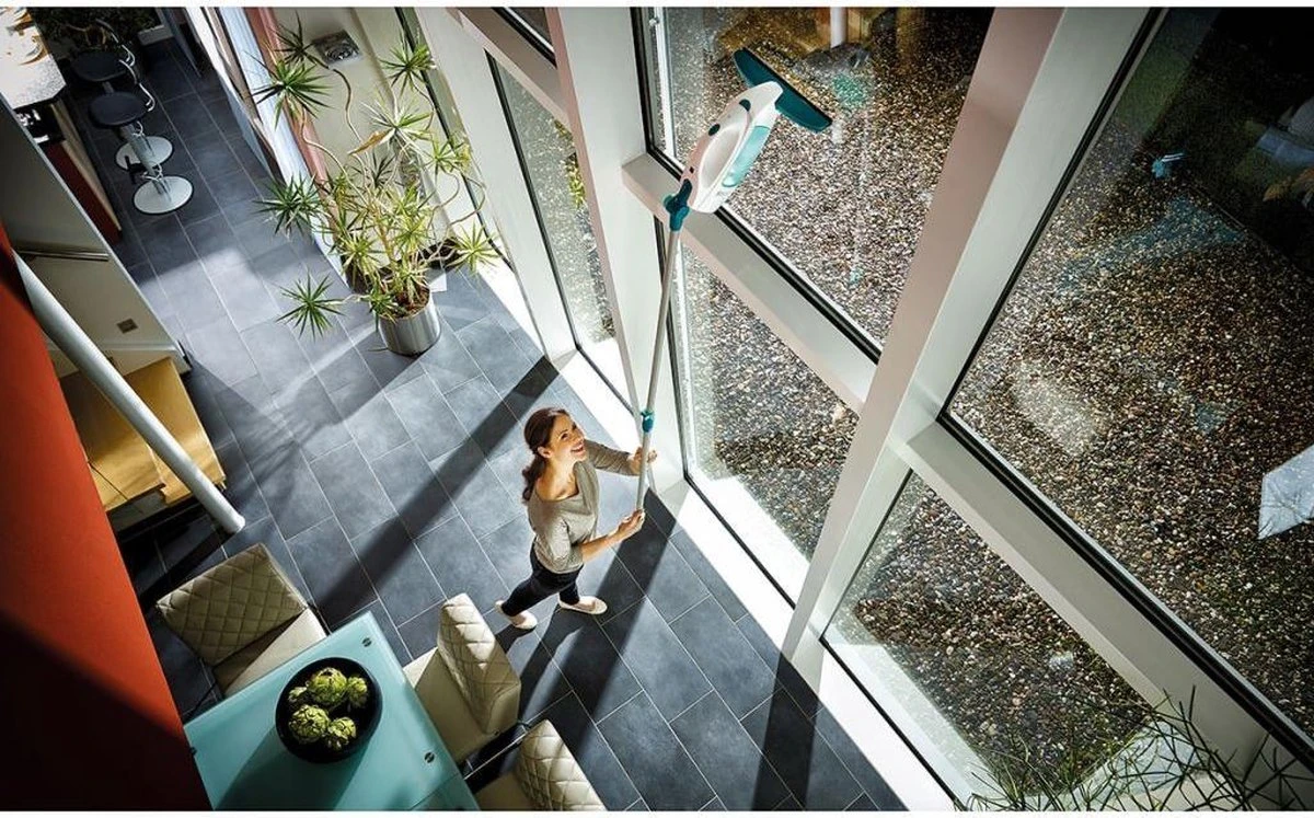 Leifheit Dry & Clean ruitenreiniger met steel (43 cm) en inwasser click system Leifheit Dry & Clean Ruitenreiniger Met Steel (43 Cm) En Inwasser Click System -Huishoudelijke Artikelen Winkel