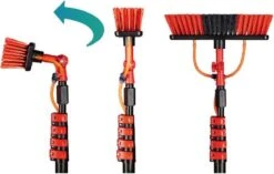 Chimb Telescopische Wasborstel - Uitschuifbare Waterborstel - Ramenwassen - 4,6 Meter - Met Zeepdispenser -Huishoudelijke Artikelen Winkel 1200x763