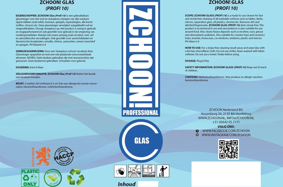 Zchoon - Professionele Glasreiniger - Milieu bewust - Milieu vriendelijk - Biologisch Afbreekbaar - Absoluut residu vrij - Streeploos - Voordeelverpakking Zchoon - Professionele Glasreiniger - Milieu Bewust - Milieu Vriendelijk - Biologisch Afbreekbaar - Absoluut Residu Vrij - Streeploos - Voordeelverpakking -Huishoudelijke Artikelen Winkel 1200x793 6