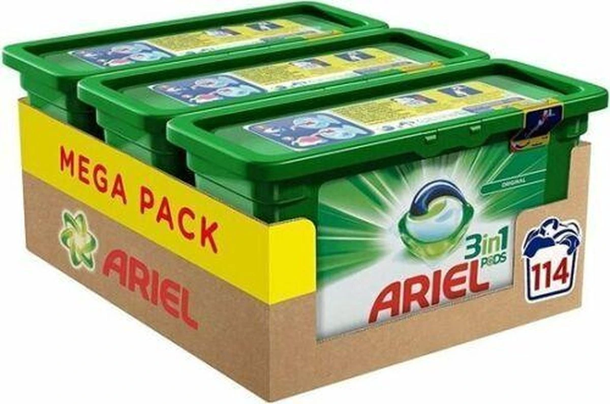 Ariel All in 1 Pods Regular Wasmiddel - Voordeelverpakking 3 x 37 Wasbeurten - Wasmiddel Pods Ariel All In 1 Pods Regular Wasmiddel - Voordeelverpakking 3 X 37 Wasbeurten - Wasmiddel Pods -Huishoudelijke Artikelen Winkel
