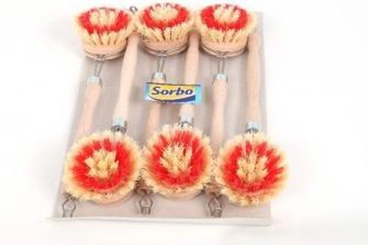 Sorbo afwasborstel - hout - rond - 6 stuks Sorbo Afwasborstel - Hout - Rond - 6 Stuks -Huishoudelijke Artikelen Winkel 1200x798 1