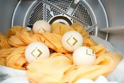 LuxerLiving Wasbol Set Van 6 - Droogt Tot 30% Sneller - Wasverzachter - Droger Ballen - Dryer Balls - Ecologisch - 100% Wol -Huishoudelijke Artikelen Winkel 1200x800 10
