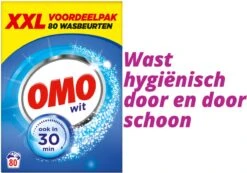 Omo Wit XXL Waspoeder 80 Wasbeurten -Huishoudelijke Artikelen Winkel 1200x841