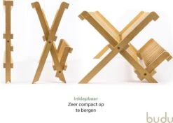 Budu Afdruiprek - Afdruiprekje Van Bamboe Hout - Afdruiprek Voor Afwas - Vaatwasrek - Keukenrek - Inklapbaar - Opvouwbaar - 2 Budu Afdruiprek - Afdruiprekje Van Bamboe Hout - Afdruiprek Voor Afwas - Vaatwasrek - Keukenrek - Inklapbaar - Opvouwbaar - -Huishoudelijke Artikelen Winkel 1200x856 2