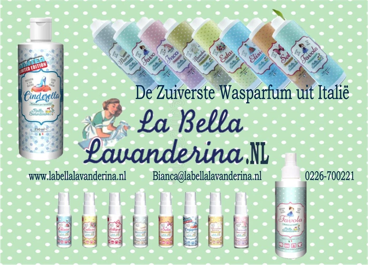 Wasparfum La Bella Lavanderina, Proefpakket Wasparfum La Bella Lavanderina, Proefpakket -Huishoudelijke Artikelen Winkel