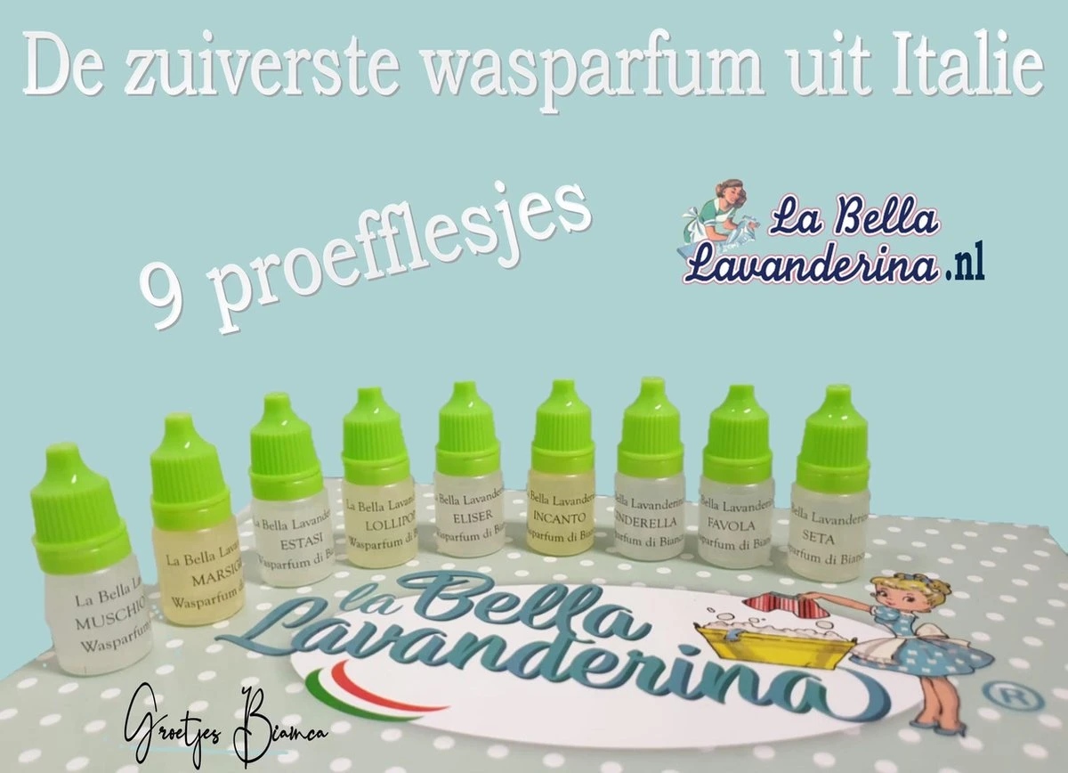 Wasparfum La Bella Lavanderina, Proefpakket Wasparfum La Bella Lavanderina, Proefpakket -Huishoudelijke Artikelen Winkel