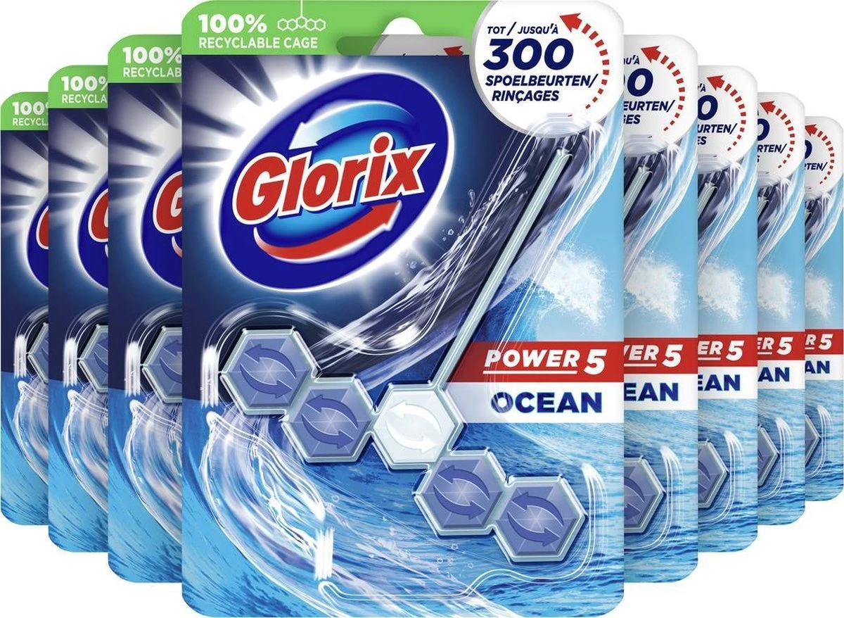 Glorix Power 5 Toiletblokken - Ocean - 9 stuks - Halfjaarbox - Voordeelverpakking Glorix Power 5 Toiletblokken - Ocean - 9 Stuks - Halfjaarbox - Voordeelverpakking -Huishoudelijke Artikelen Winkel 1200x878 3