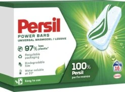 Persil® Persil Power Bars Universal Wasmiddel - Voordeelverpakking - 9 X 16 Wasbeurten -Huishoudelijke Artikelen Winkel 1200x889