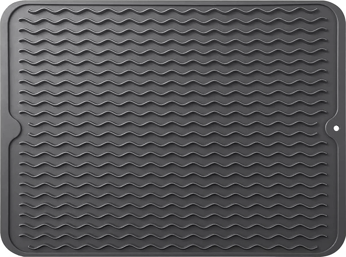 Afdruipmat - Pannenonderzetter- Siliconen mat - Zwart - 30 x 40 CM - Met ophanggat - Hittebestendig Merkloos Afdruipmat - Pannenonderzetter- Siliconen Mat - Zwart - 30 X 40 CM - Met Ophanggat - Hittebestendig -Huishoudelijke Artikelen Winkel 1200x894 1