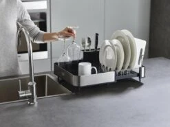 Extend Steel Uitschuifbaar Afdruiprek - Grijs - Joseph Joseph -Huishoudelijke Artikelen Winkel 1200x900 10