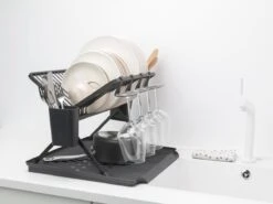 Brabantia SinkSide Afdruiprek - Inklapbaar - Dark Grey -Huishoudelijke Artikelen Winkel 1200x900 26