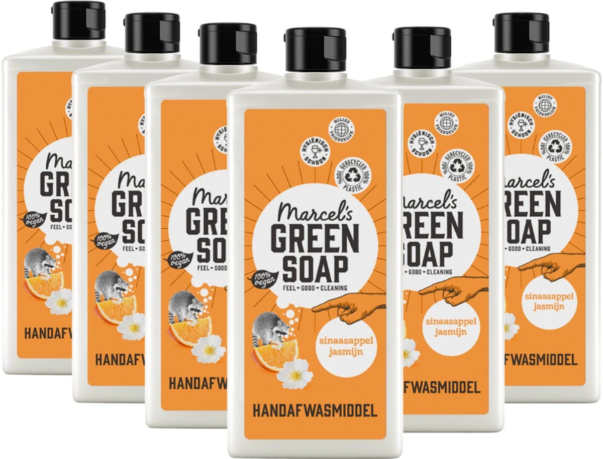Marcel's Green Soap Afwasmiddel Sinaasappel & Jasmijn - 6 x 500 ml Marcel's Green Soap Afwasmiddel Sinaasappel & Jasmijn - 6 X 500 Ml -Huishoudelijke Artikelen Winkel 1200x915 2