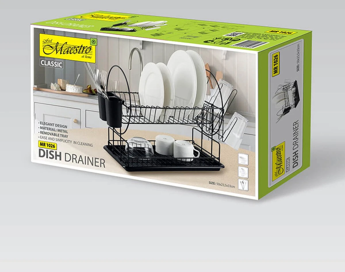 Maestro - Afdruiprek 2 bestekrekken Wateropvangbak - 50cm Maestro - Afdruiprek 2 Bestekrekken Wateropvangbak - 50cm -Huishoudelijke Artikelen Winkel 1200x945 1