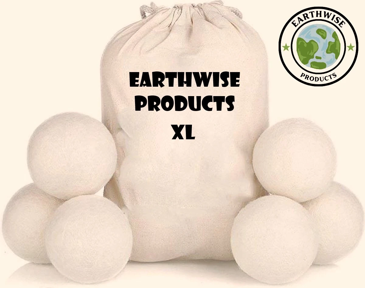 Drogerballen - Droogballen 6 Stuks XL - Herbruikbare Wasdrogerballen - Duurzaam - Energiebesparend Drogerballen - Droogballen 6 Stuks XL - Herbruikbare Wasdrogerballen - Duurzaam - Energiebesparend -Huishoudelijke Artikelen Winkel