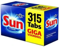 SUN® Sun Vaatwastabletten - Classic - 315 Tabletten