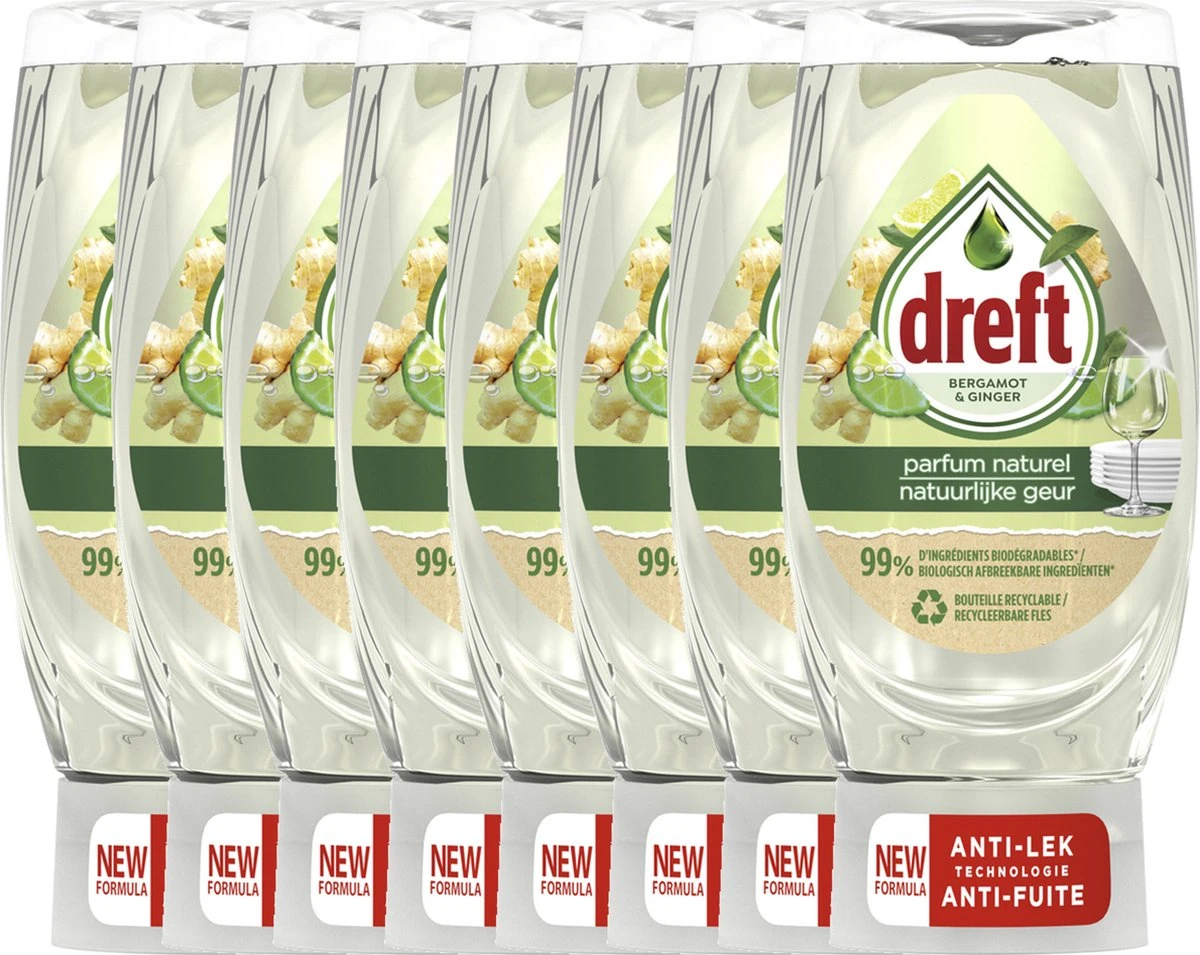 Dreft Natuurlijke Geur - Afwasmiddel - Bergamot & Gember - Ondersteboven Fles - Voordeelverpakking 8 x 370 ml Dreft Natuurlijke Geur - Afwasmiddel - Bergamot & Gember - Ondersteboven Fles - Voordeelverpakking 8 X 370 Ml -Huishoudelijke Artikelen Winkel